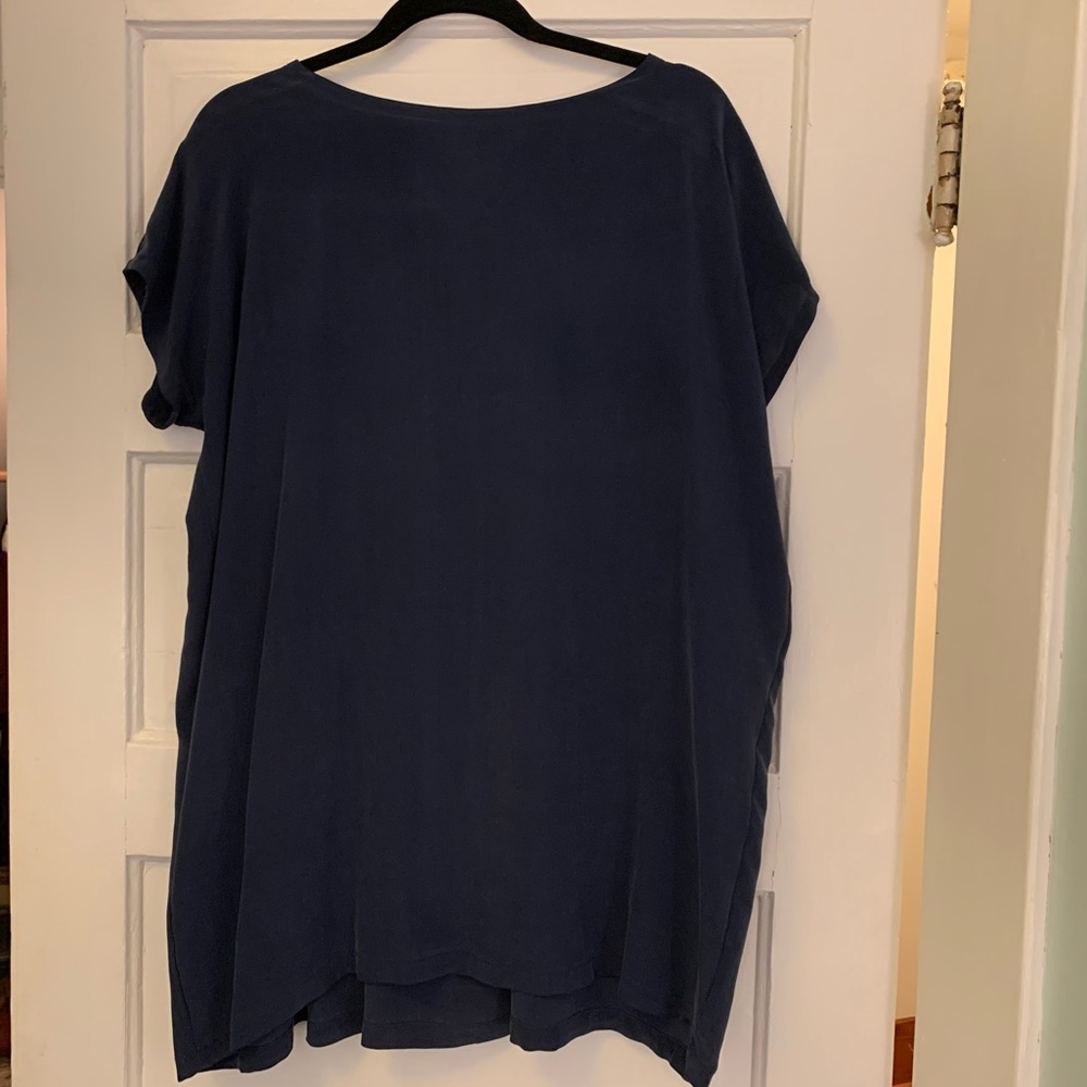 100% Silk blouse by Lu, small batch clothing